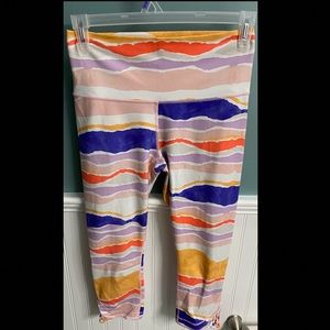 Multi Stripe Lululemon Leggings Size 10